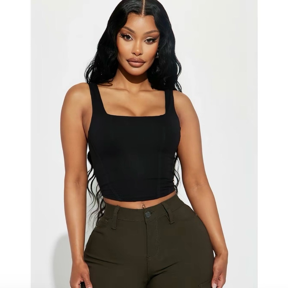Fashion Nova | Corset Tank | Size L NWT